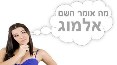 משמעות השם אלמוג.